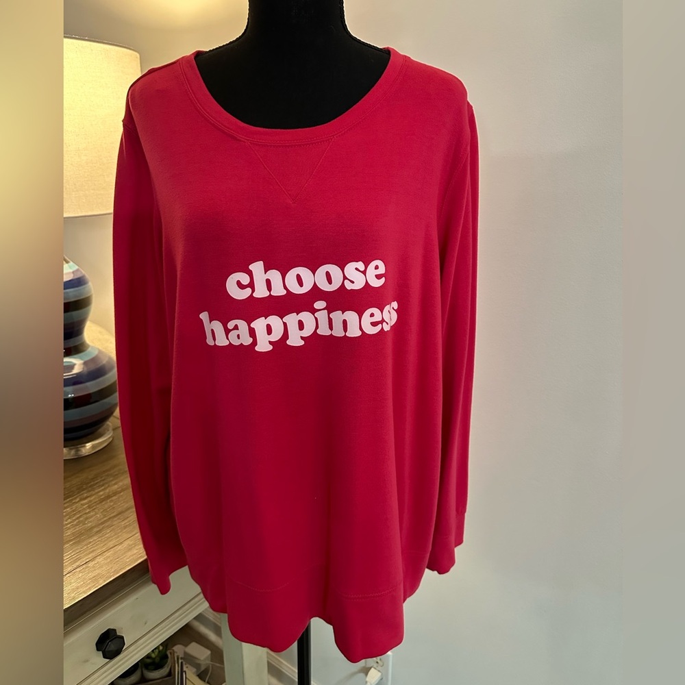 “choose happiness” Super Soft Workshop Republic Clothing - Size 2X